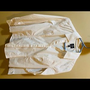 Women’s white button up, Medium